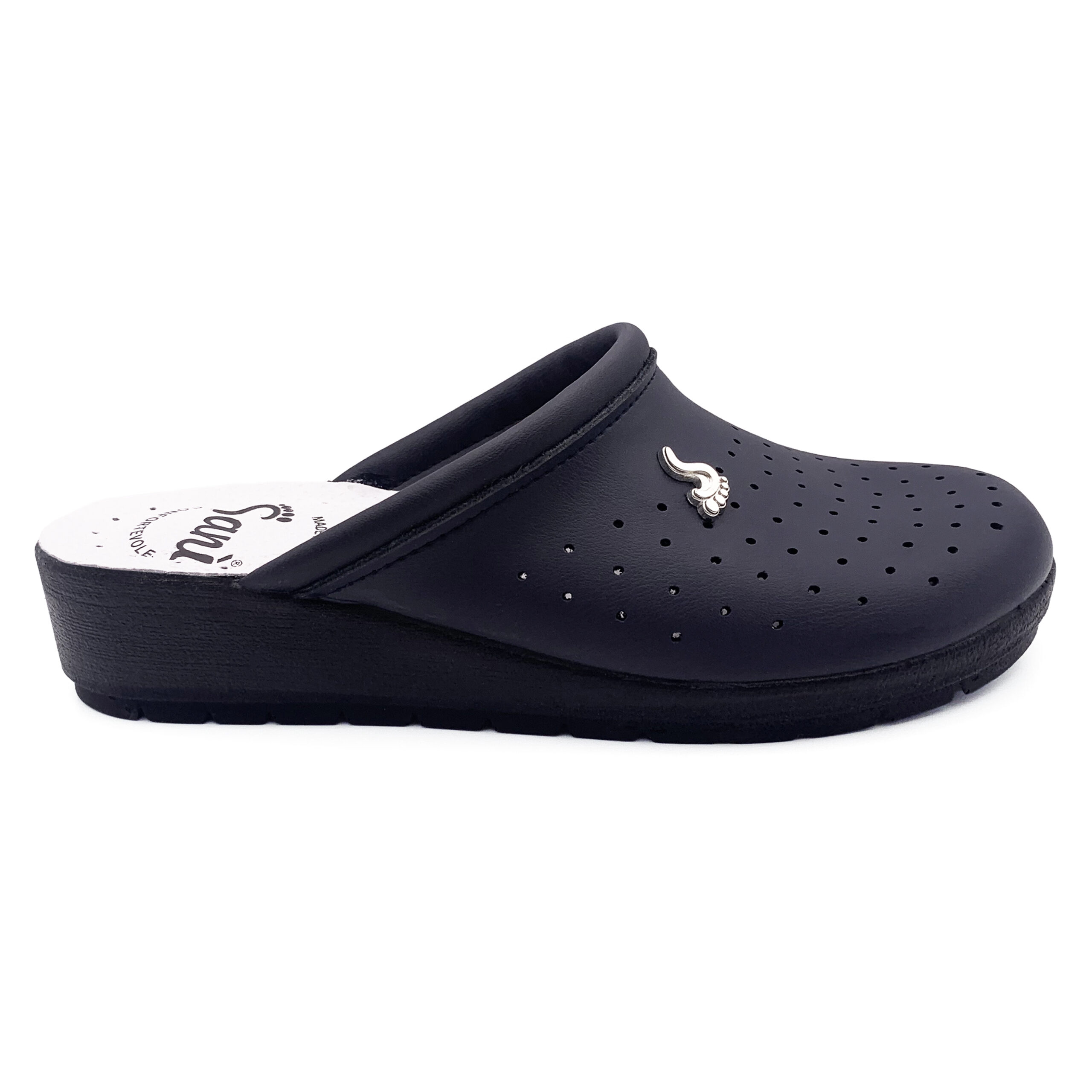 Ciabatta Donna in Vera Pelle – Blu