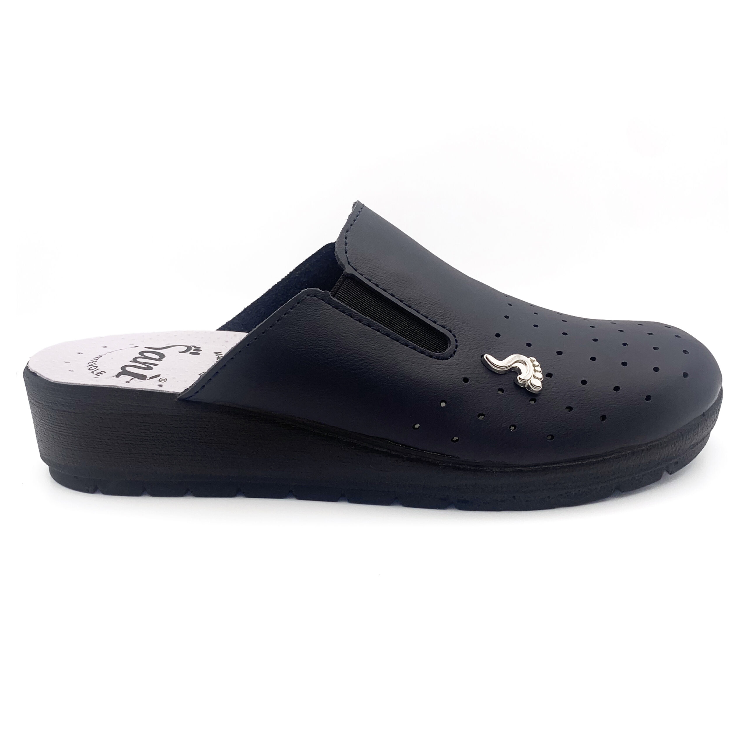 Ciabatta Donna con Elastici Integrati – Blu