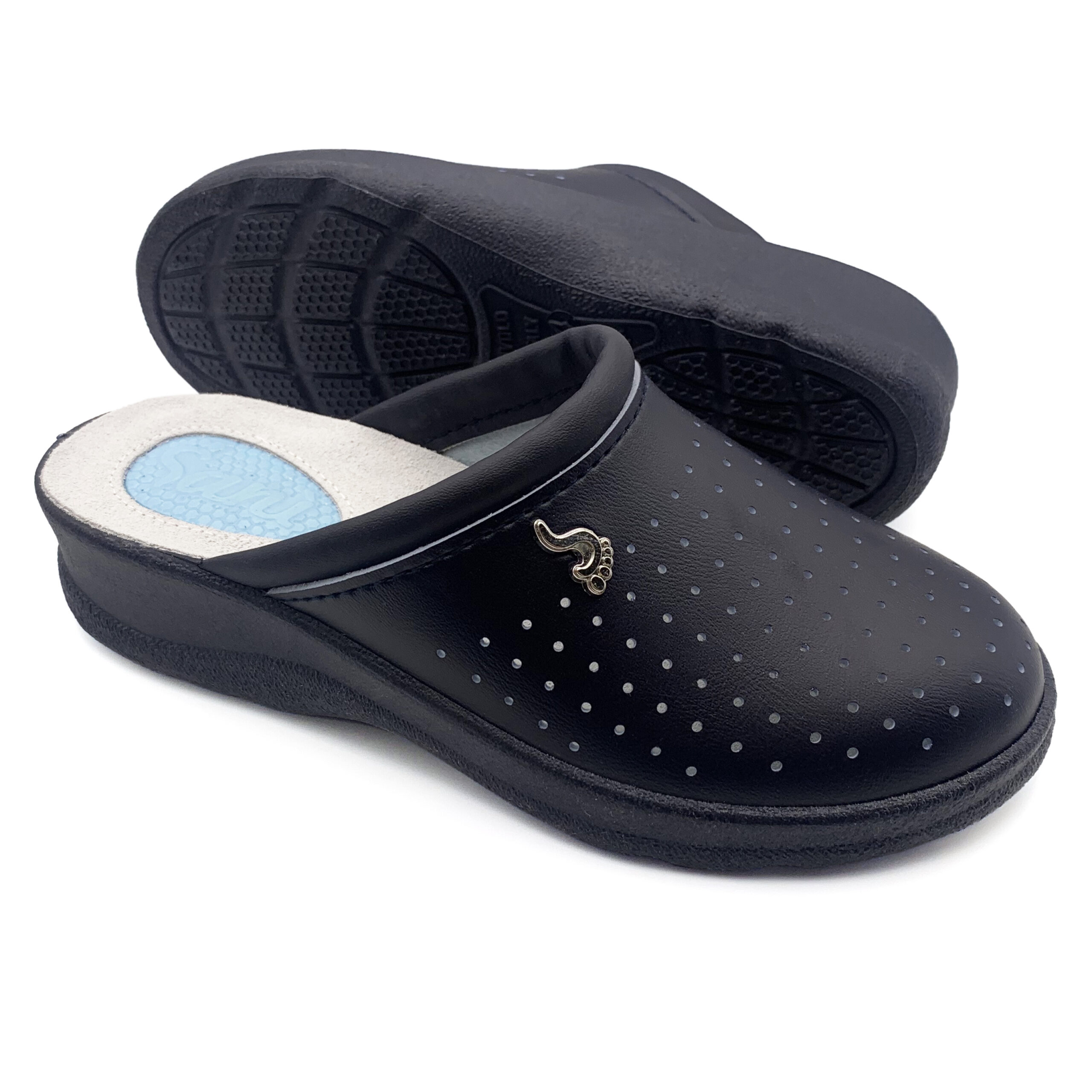 Ciabatta Donna con Gel sul Tallone – Blu