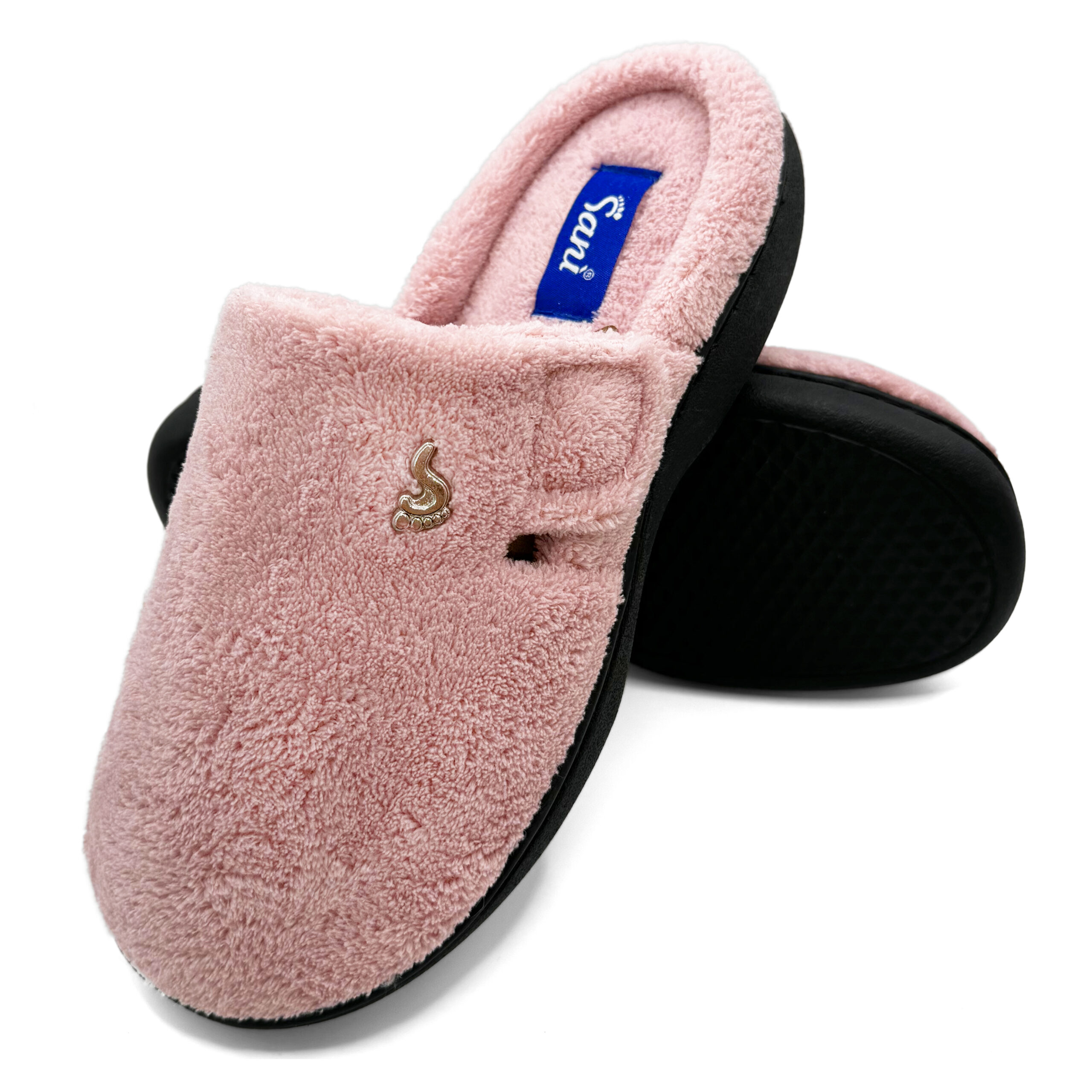 Pantofola Donna Invernale con Velcro – Glicine